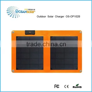 10watts Foldable Solar Panel Charger, 10watts Solar Charger for Iphones.ipod Ebook Reader thumbnail-3