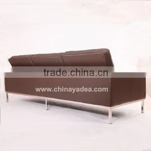 Bauhaus Florence Knoll Sofa Three Seater Leather Sofa thumbnail-5
