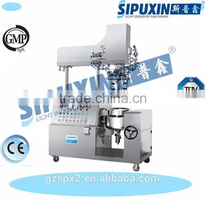 Sipuxin Stationary Homogeneous Paste Emulsifying Machine/high Pressure Homogenizer Emulsifier/cosmetic Emulsifying Machine thumbnail-6