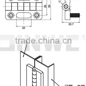 Zinc-alloy Hinge Body thumbnail-3