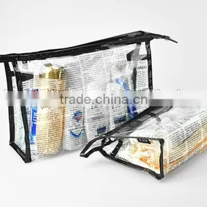 2015 Hottest Transparent Cosmetic PVC Bag Wholesale in China thumbnail-4