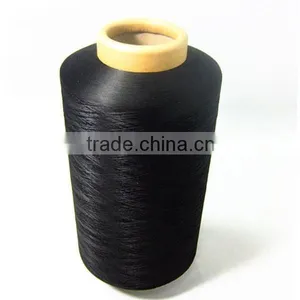 Polyester High Stretch Filament Yarn for Weaving DTY 300/288 Black Polypropylene Yarn in Knitting thumbnail-1