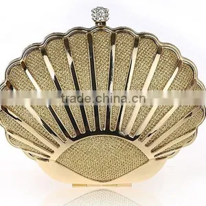 White Metal Frame Evening PU Clutch Bag thumbnail-3