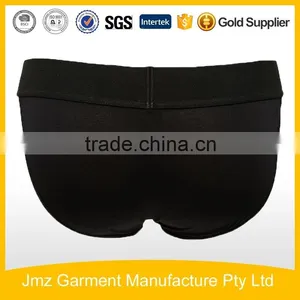 Hot Sale Cotton Elastane Men Sexy Briefs in Black G-string for Men thumbnail-2