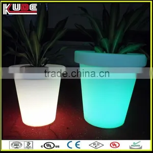 Garden Illuminated Led Planter/outdoor Lighting Flowerpots With Remote Control Light Colors Changing thumbnail-5
