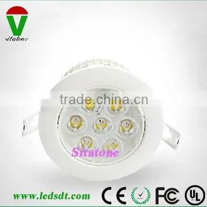 Fins 7W Recessed Led Down Light,700LM,AC85-265V,7*1W ,2 Years Warranty thumbnail-1
