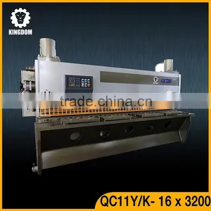 QC11Y/K-16X3200 Hydraulic Guillotine Shearing Machine thumbnail-2