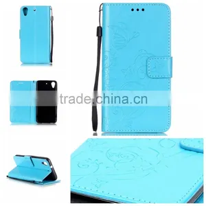 RF Manufacturer Wholesale Book Card Holders Stand Wallet Flip Leather Back Cover for HTC One V Mobile Phone Case thumbnail-1