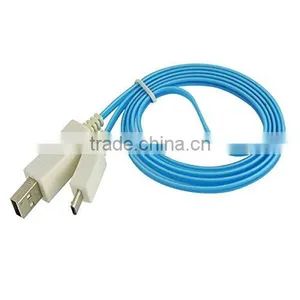 2 in 1 Wire Data Power Micro USB Led Light Cable thumbnail-2