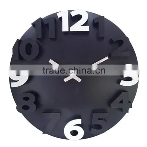 3D Colorful Convex Digital Wall Clock thumbnail-2