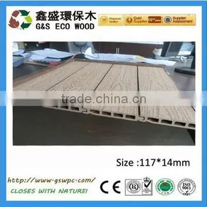 Gswpc 2015 Classic WPC Wall Panel/wood Plastic Composite Cheap Exterior Wpc Wall Panel thumbnail-5