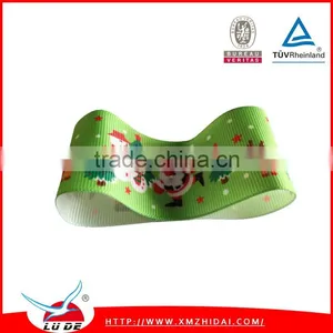 2016 Wholesale Grosgrain Custom Printed Ribbon For Christmas Day thumbnail-4