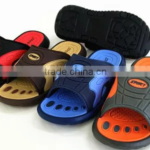 Fashion Man EVA Slippers With PU Upper thumbnail-1