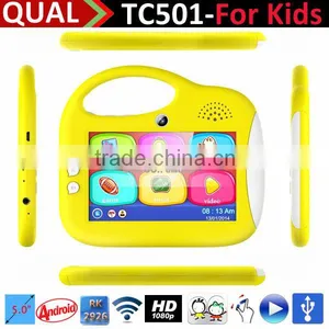 Hot Selling 5 Inch Tablet pc for Kids With Handle Rockchip 2926 Single Core Cortex A9 1.3GHz 800*480 Pixels HD Screen C thumbnail-1