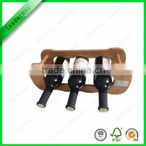 Nature Bottle Shape Bamboo Wine Storage thumbnail-3