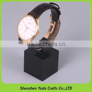 Printed Logo Holder Cube for Single Watch, MDF Block for Watch Display thumbnail-2