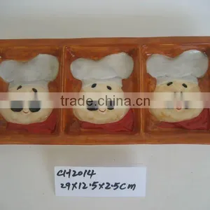 Hand Painted Cooker Relish Tray thumbnail-1