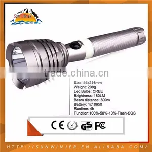 Widely Used Cheap Top Quality 3.7V Rechargeable Led Flashlight thumbnail-5