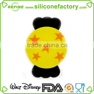 2015 Eco-friendly Heat Resistant Candy Shaped Silicone Tea Cups Mat thumbnail-1
