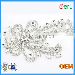 Hot Item Rhinestone Appliques Trimming for Wedding Dresses thumbnail-5