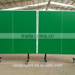 Folding Green Top Table Tennis Table Foldable Ping Pong Table Oem For Sale thumbnail-1