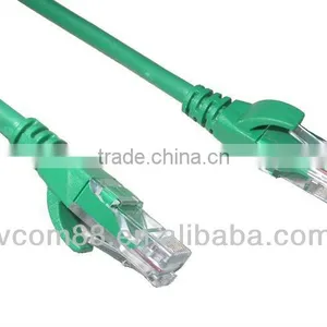 24 AWG Copper Button Green UTP CAT5e Patch Cord thumbnail-1