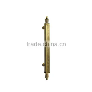 Hotel Entrance Door HK806 ACU Copper Door Luxurious Handle thumbnail-2