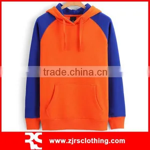 Contrast Color Sweatshirt Multi Colored Hooded Sweatshirt thumbnail-1