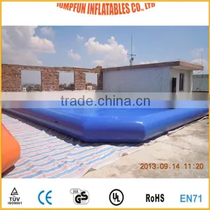 Outdoor Water Games Pool,PVC Inflatable Water Pool for Aqua Sports for Children thumbnail-1