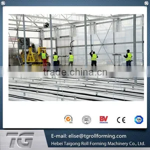 Exporting Hydroponic Metal Square Gutter Roll Forming Machine Wth Stamp thumbnail-2
