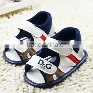 Fancy Infant Baby Handmade Shoe pu Baby Shoe Sandal thumbnail-2
