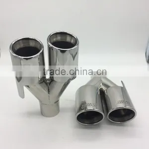 Stainless Steel Exhaust Tip Suitiable for BMW With Logo thumbnail-3