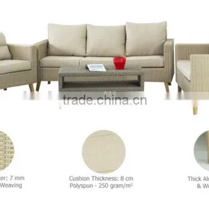 Contemporary Lifestyle Wicker Outdoor Sofa Furniture thumbnail-4