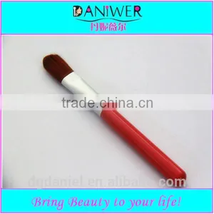 New Design Red Wooden Face Mask Brush,Round Foundation Brush thumbnail-1