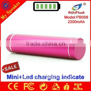 Factory Price Mobile Phone Use Colorful 2200mah Slim Powerbank thumbnail-4