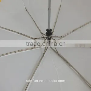 3-fold Automatic Umbrella Open Close Folding Umbrella With Logo thumbnail-3