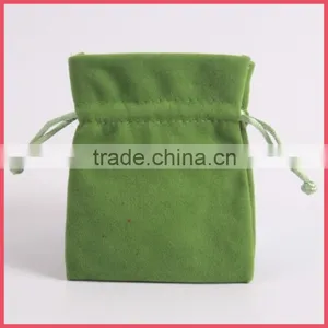 Small Plain Custom Velvet Jewelry Drawstring Bag Wholesale thumbnail-1