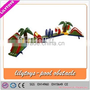 Durable Inflatable Pool Obstacle, Outdoor Inflatable Obstacle, Low Price Inflatable Bouncer for Sale thumbnail-1