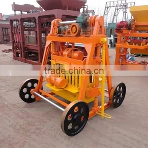 The 121 Canton Fair Shengya QMY4-45 Movable&electric Hollow Block Machines thumbnail-3