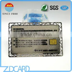 Stainless Steel Electroplate Matt Blank Metal Business Card thumbnail-4