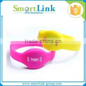 RFID Wristband for Human Resources, RFID Bracelets to Control Employee Working Hours, Wireless Connection Tracking Bangle thumbnail-2