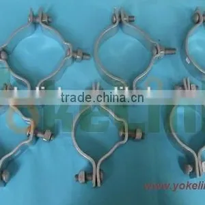 Secondary Rack Pole Mounting Bands Galvanized Steel Pole Band for Pole Line Hardaware thumbnail-1
