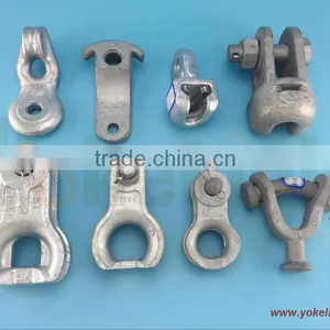 Forged Galvanized 50KN 70KN 120KN Conjunction Clevis Pin Thimble Clevis thumbnail-1