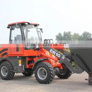 New ER10 CE Tractor Mini Wheel Loader With Quick Hitch for Sale thumbnail-3