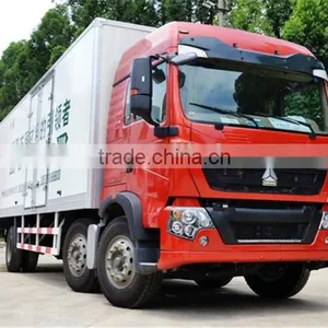 SINOTRUK T5G MAN Engine 280HP Euro4 4X2 8 Ton Delivery Van Truck thumbnail-1