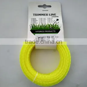 High Quality Garden Tool Parts Brush Cutter Grass Cutter Parts 2.0mm*15mm Square Nylon Trimmer Line thumbnail-2