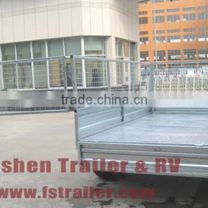 2015 Hot Dipped Galvanized Tandem Cage Trailer TC85 thumbnail-3