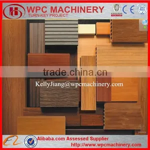 WPC Wood Plastic Composite Floor Panel Making Machine Production Line thumbnail-2