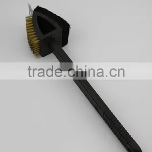 0400009 High Quality BBQ Brush,brass Wire Cleaning Brush thumbnail-1