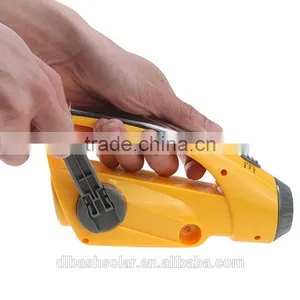 Solar AM FM Radio With Hand Crank Power Digital Mobile Portable Radio thumbnail-3